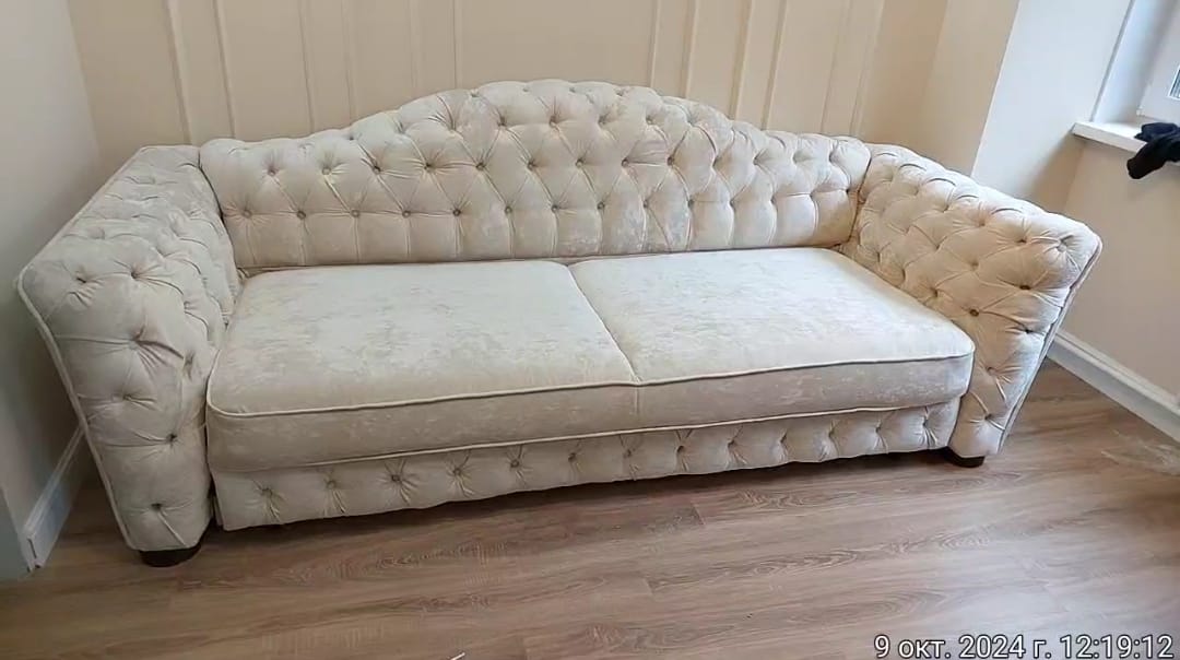 Замена обивки дивана на дому. Пушкинская